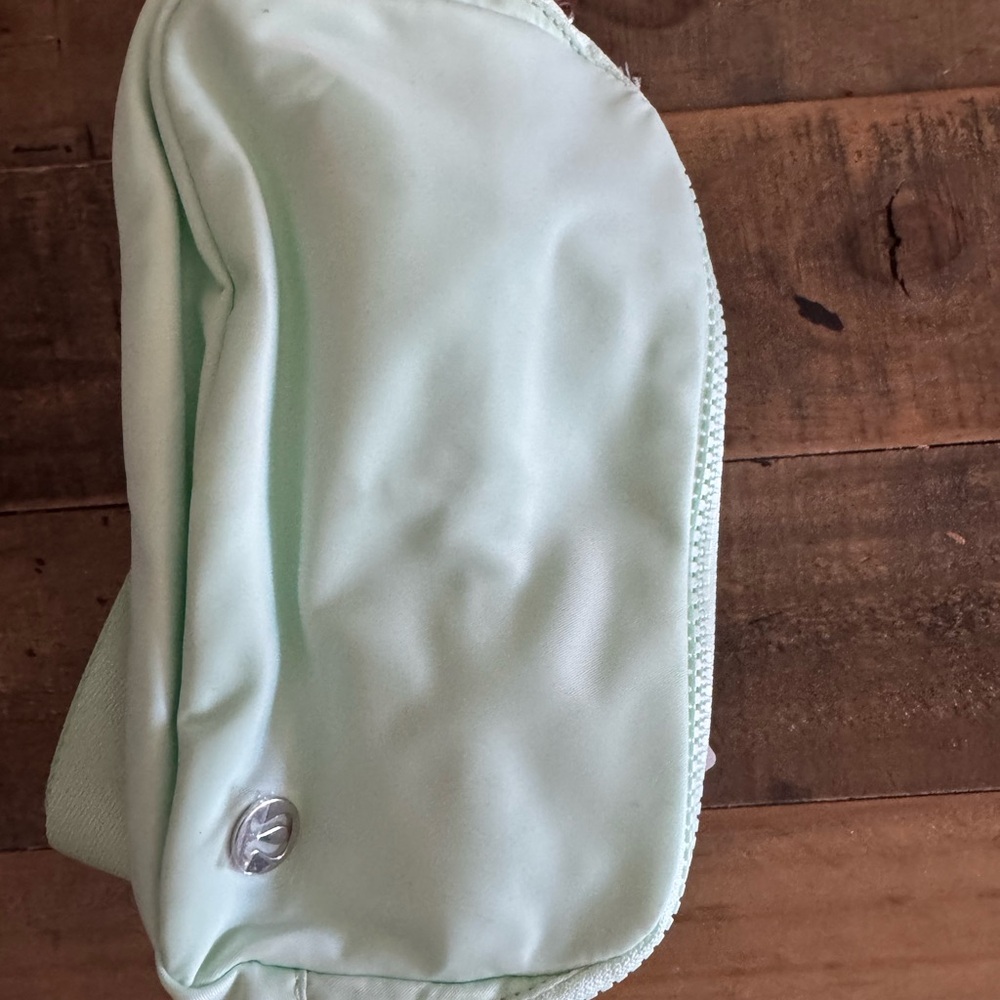 Lululemon Mint Green Zip Pouch